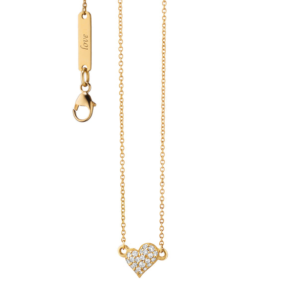 
  
    Diamond Mini Heart Love Necklace
  
