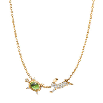 The Tortoise and the Hare Necklace