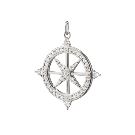 
  
    “Adventure” Sapphire Compass Necklace
  
