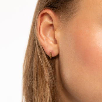 18K Gold Petite “Points North” Earring
