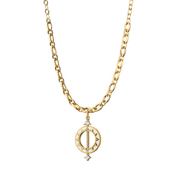 "Time is Precious" Audrey 18K Gold Necklace
