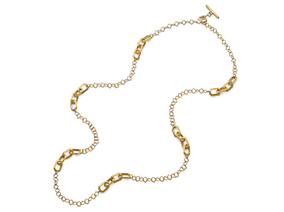 
  
    18K Yellow Gold Toggle Link Necklace
  
