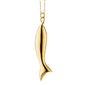 Fish "Perseverance" 18K Gold Charm Necklace