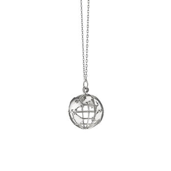 "My Earth" Charm on a Sterling Silver Chain
