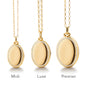 Four Image "Midi", "Luxe", and "Premier" 18K Gold Locket Necklaces