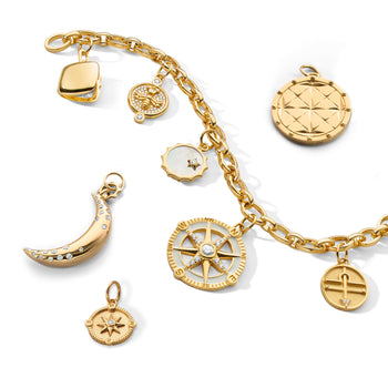 18K Gold Design Your Own Charm Bracelet