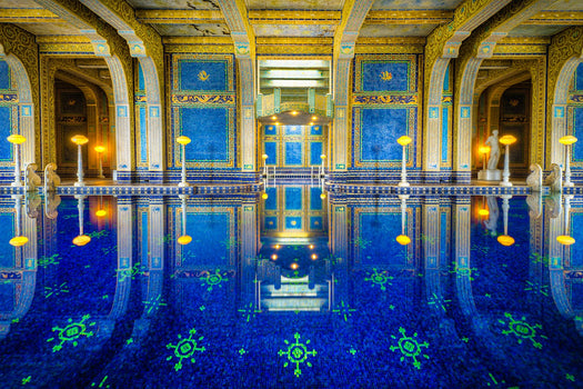 Hearst Castle - A Look Under The Sea And Into The Sky