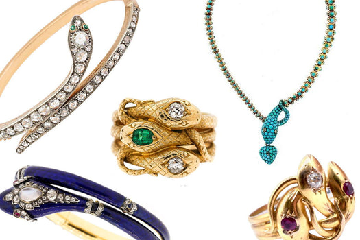 Where do snake rings derive their meaning?