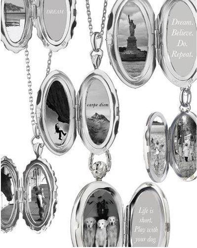 Women Your Photo Necklace Laser Engraving Love Heart Pendant Personalized  Locket | eBay