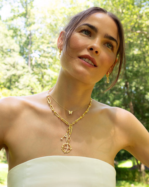 18K Gold Infinity Classic Link "Design Your Own" Necklace by Monica ...