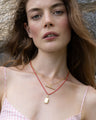 Strength Toggle Necklace with Green Agate