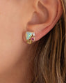 Special Edition Nebula Earring - Opal, Pink Tourmaline & Peridot
