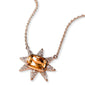 Special Edition Imperial Topaz and Diamond Star Necklace