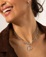 Apollo Charm on Audrey Charm Chain Necklace