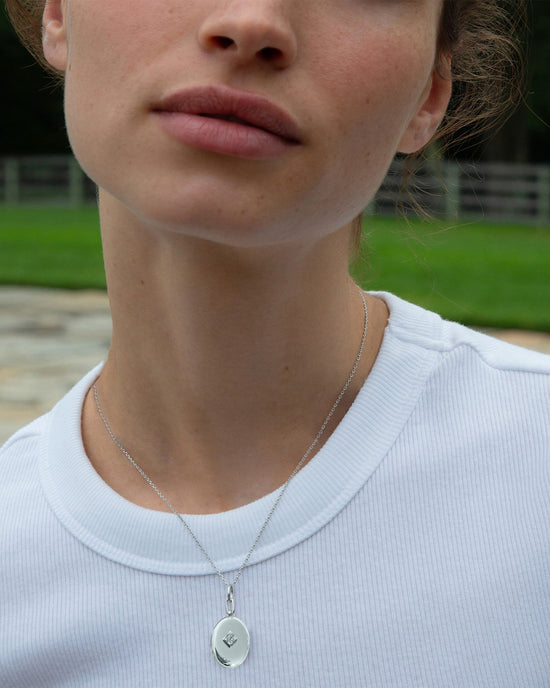 Diamond Locket Necklace
