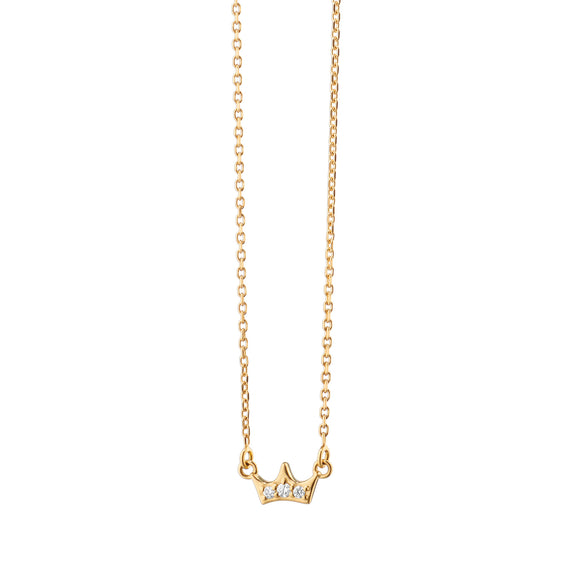 
  
    Tiara Necklace in 18K Gold with Diamonds
  
