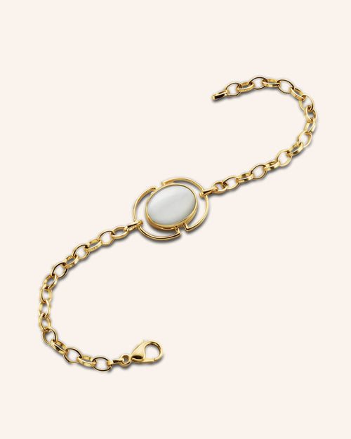 Sterling Silver Locket Bracelet