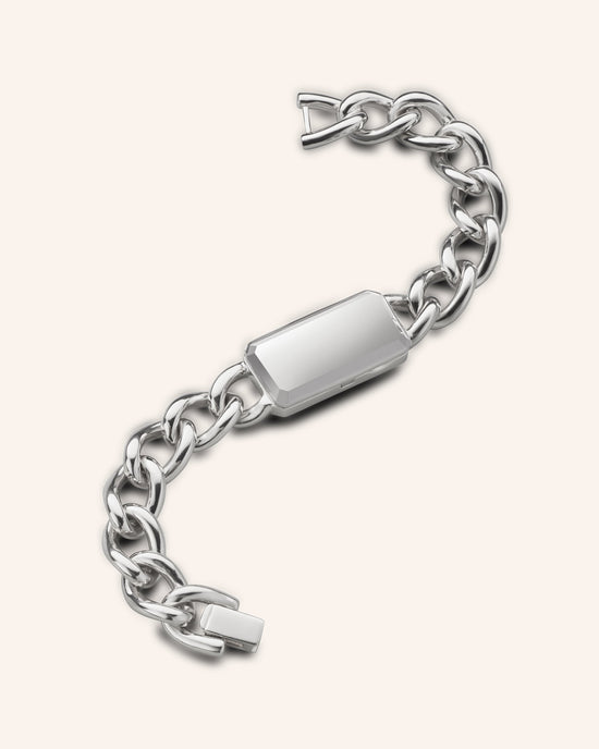 Sterling Silver Locket Bracelet