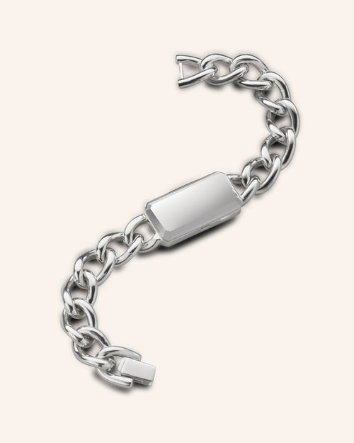 Sterling Silver Locket Bracelet