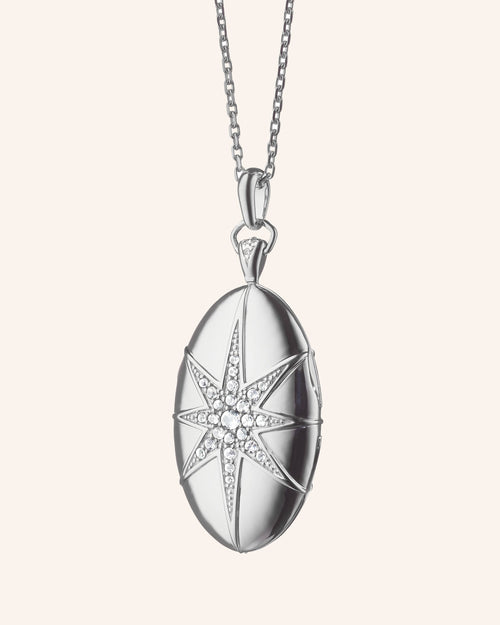 Sapphire Star Locket