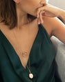 Infinity Diamond & Rose Gold Locket Necklace
