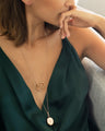 Infinity Diamond & Rose Gold Locket Necklace