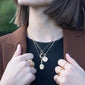 Slim Pinstripe "Eve" 18K Gold Locket Necklace
