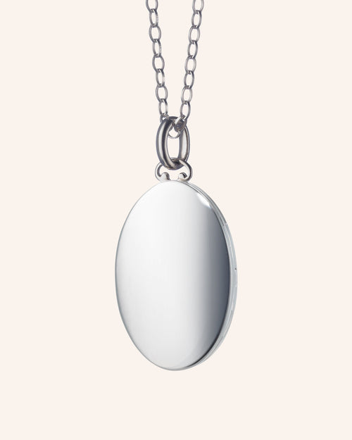 Oval Locket with Domed Edges