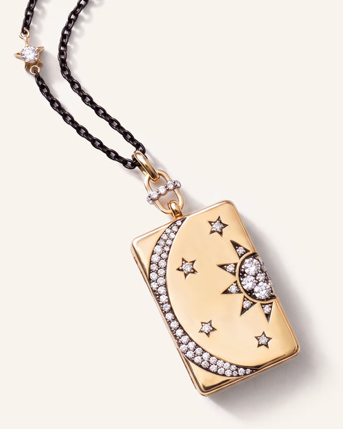 Special Edition Sun, Moon and Stars Locket Necklace