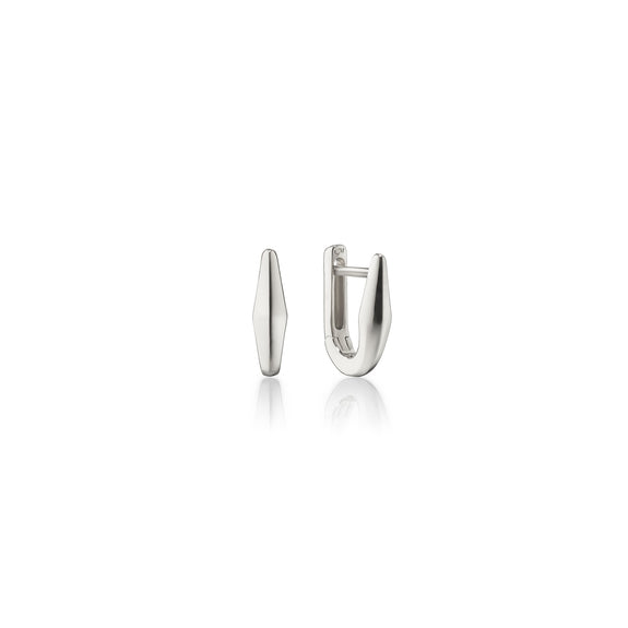 
  
    Sterling Silver Petite “Points North” Earrings
  
