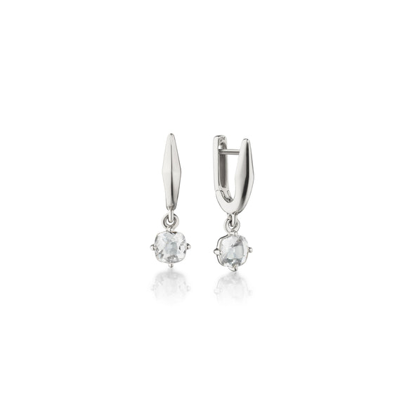 
  
    Sterling Silver “Points North” Earring with Rock Crystal
  
