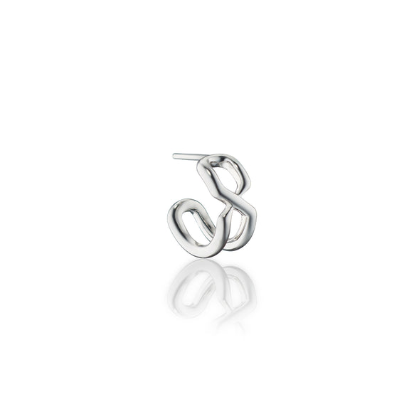 
  
    Single “The Symbol” Small Infinity Hoop Earring
  

