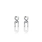 “The Symbol” Small Infinity Hoop Earrings
