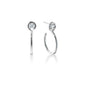 “The Twist” Large Infinity Earrings
