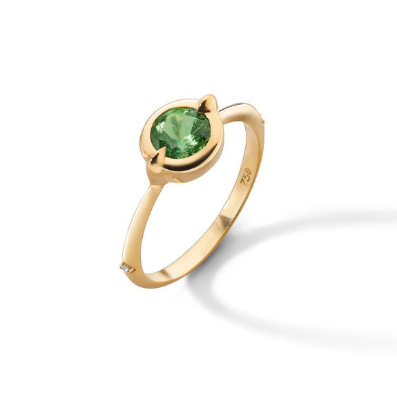 Retro Exquisite Geometric Green Stone Ring – Neshe Fashion Jewelry