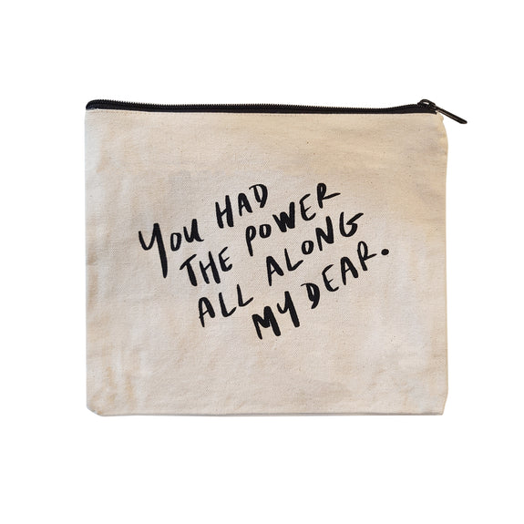 
  
    Complimentary Monica Rich Kosann "You had the power all along" Zip-Up Pouch
  

