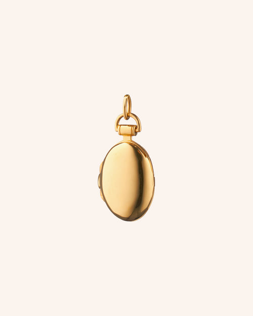 Petite Anna 18K Gold Locket Charm