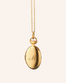 Anna Engraved Locket Necklace