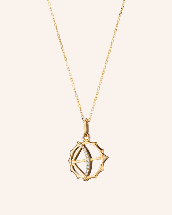 Mini Apollo Charm Necklace - Strength