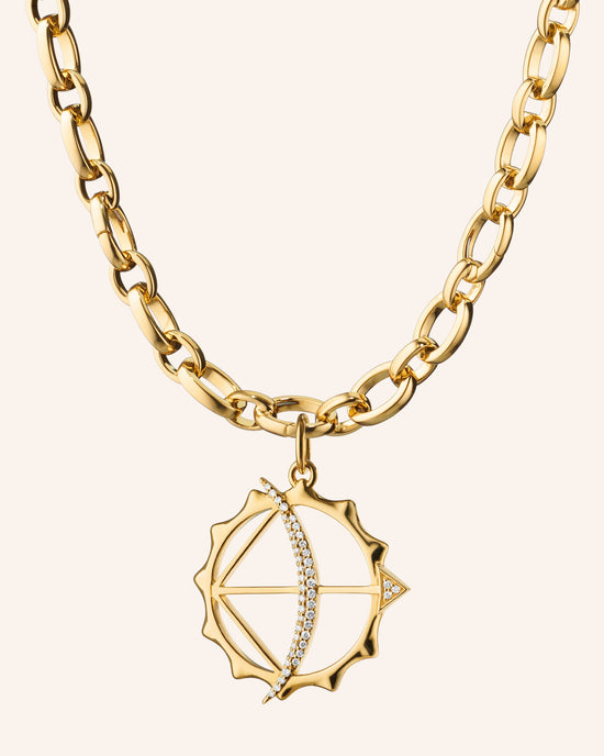 "Strength" Audrey 18K Gold Necklace