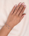 Points of Light Chain Bracelets with Blue Sapphires