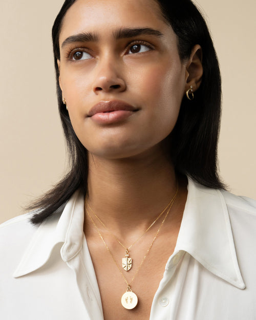 Small "Baby" Charm with Diamonds