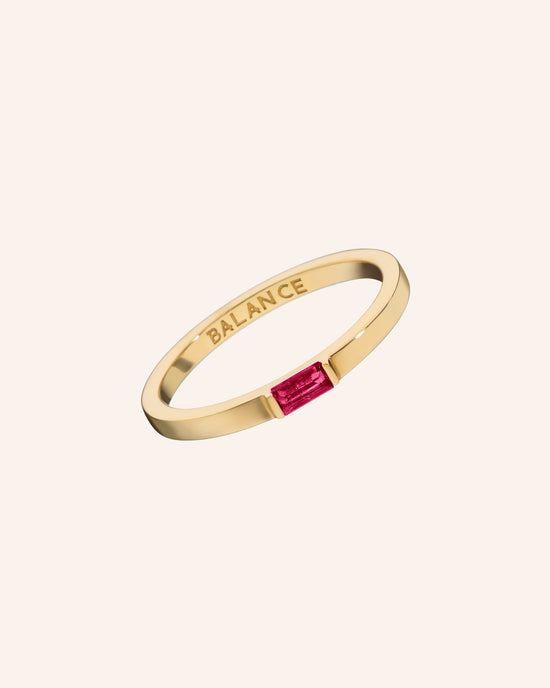 Balance Poesy Stackable Ring