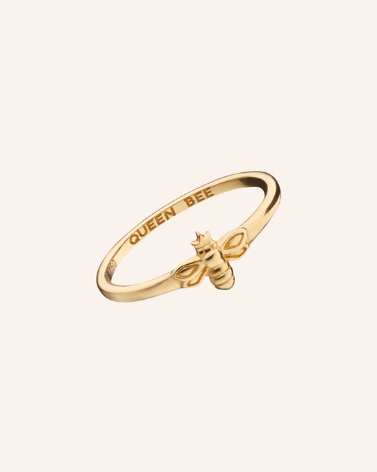 Queen Bee Poesy Stackable Ring