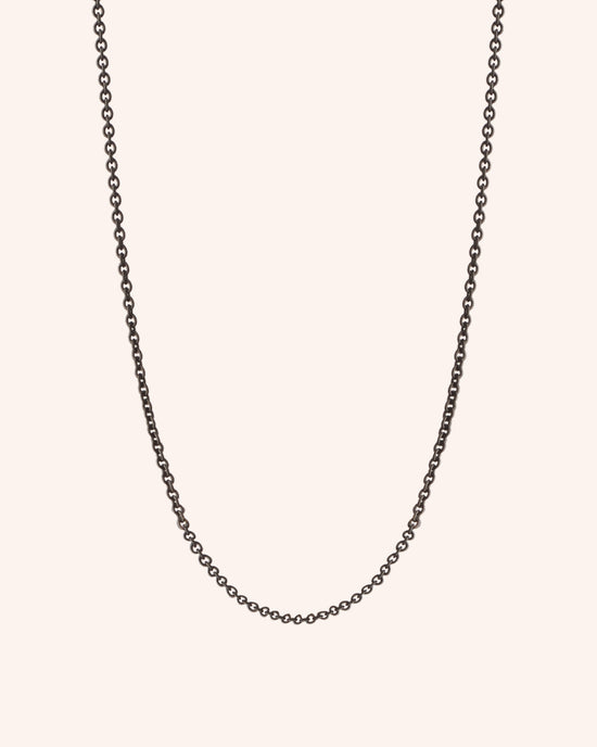 Black Steel Charlie Chain