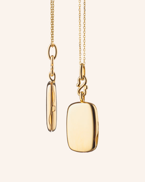 Slim "Britt" Locket Necklace