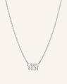 Mini Carpe Diem Charm Necklace in Sterling Silver