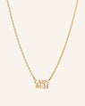 Mini Carpe Diem Charm Necklace in 18K Yellow Gold
