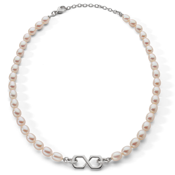 
  
    “The Symbol” Pearl Infinity Necklace
  
