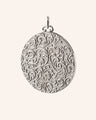 Vine Pattern Half Locket Charm